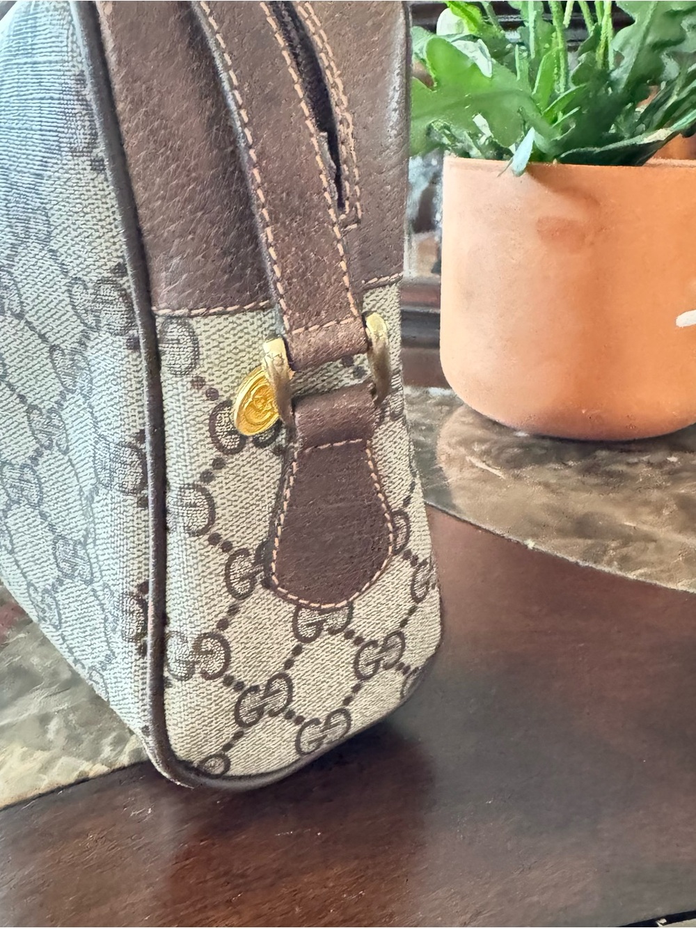GUCCI Ophidia GG Coated Canvas with Sherryline Crossbody Camera bag - Picture 7 of 13